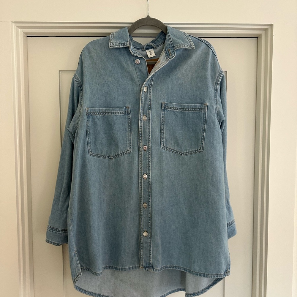H&M Blue Button Down Shirt